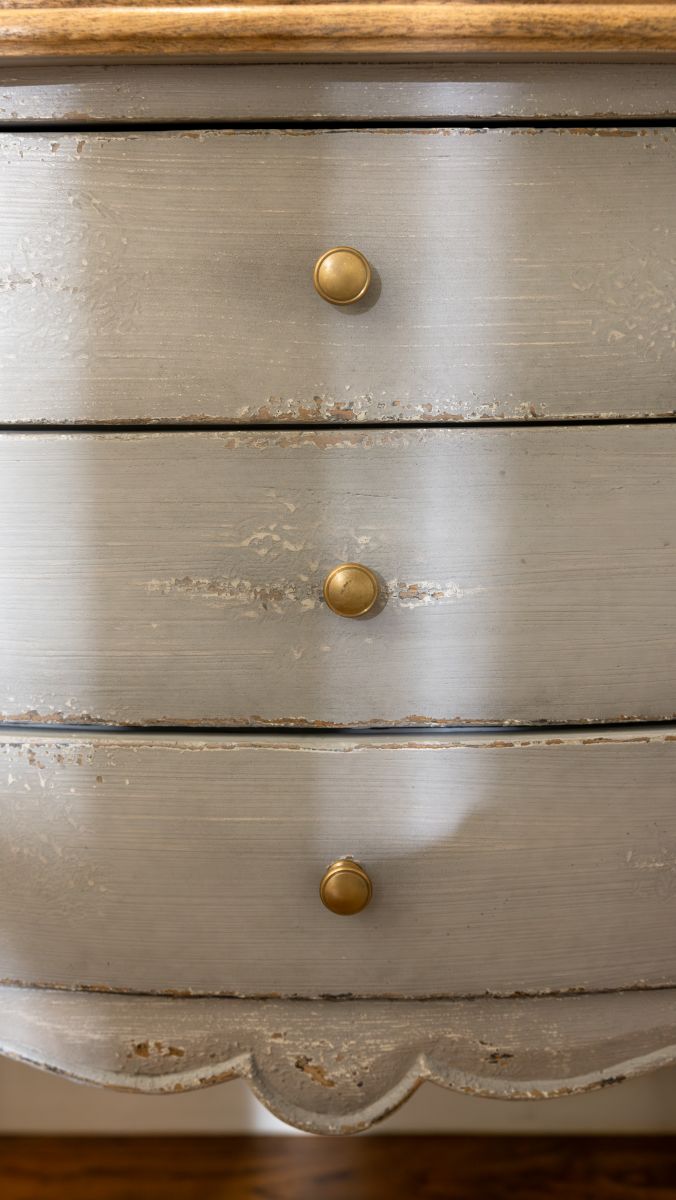 Block and chisel french style bedside table