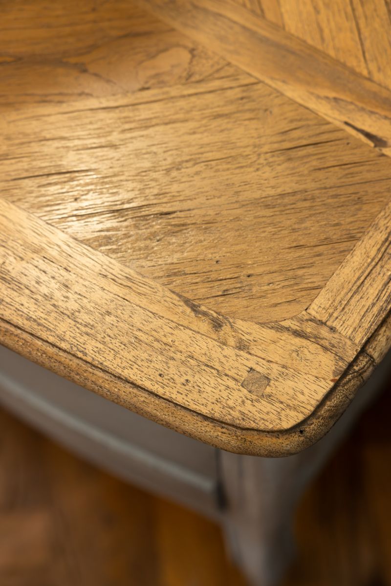 Block and chisel french style bedside table