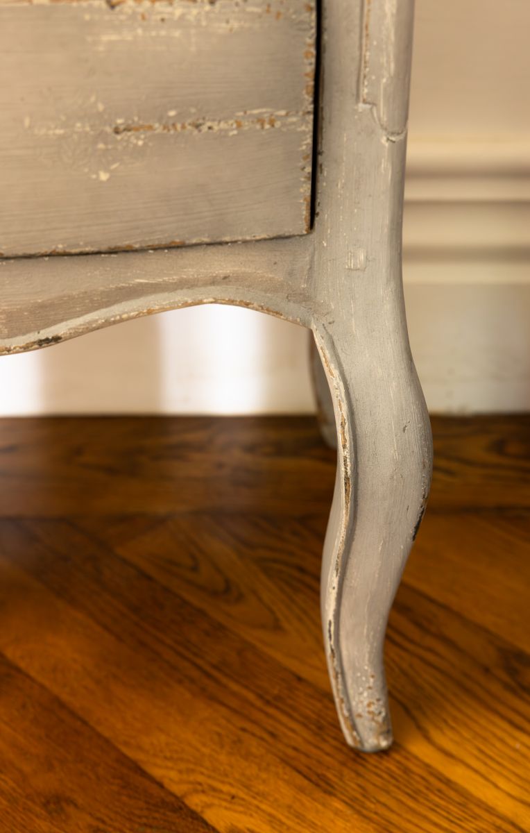 Block and chisel french style bedside table