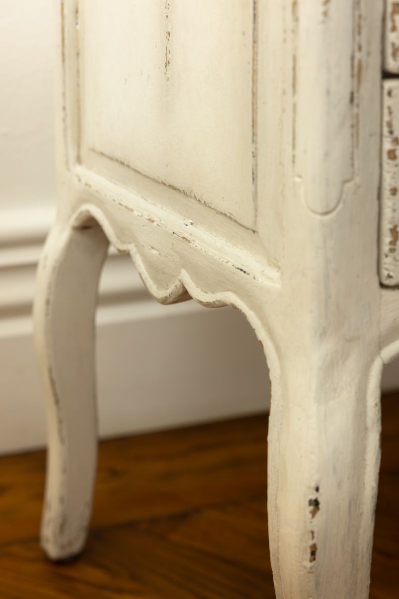 Block and chisel french style bedside table