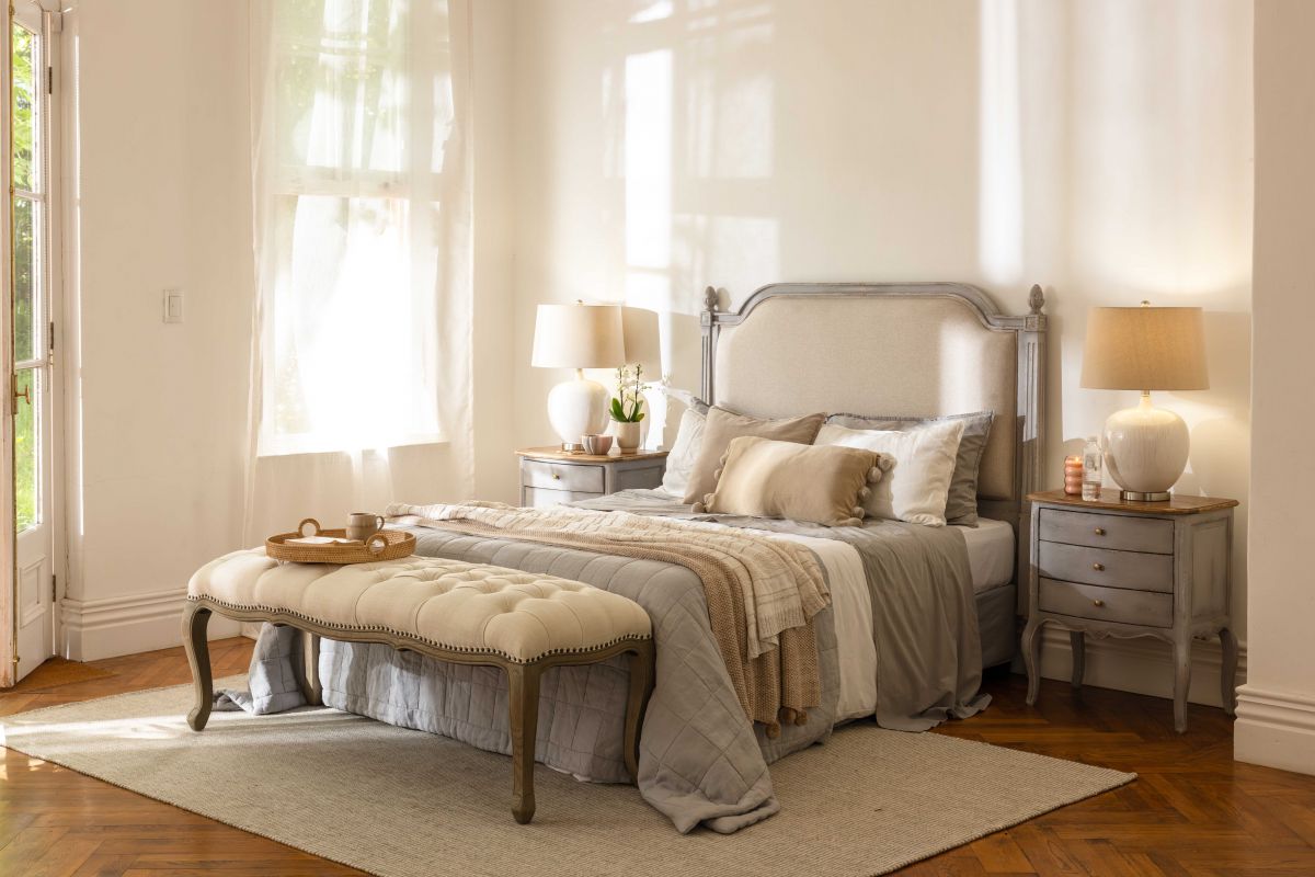 Block and chisel french style bedside table