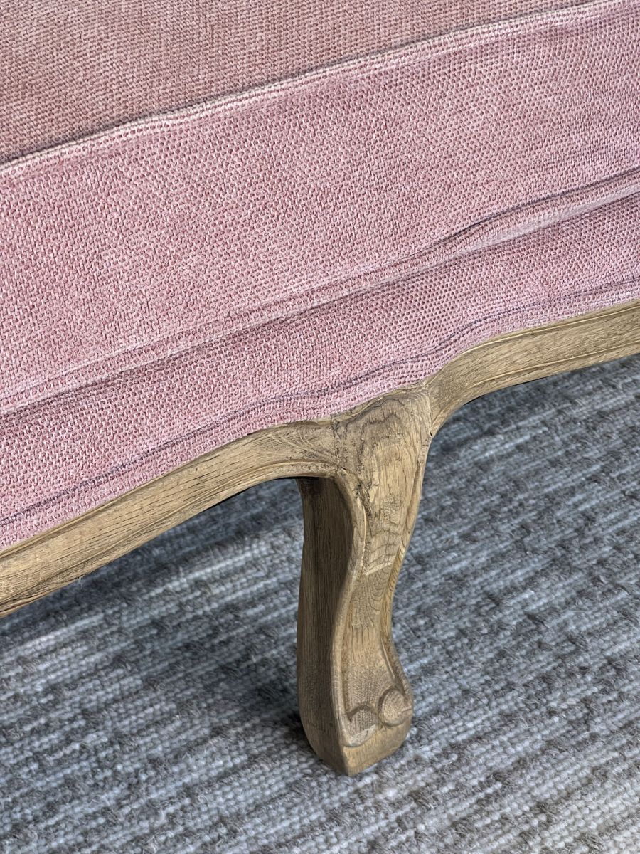 French style sofa with wooden frame