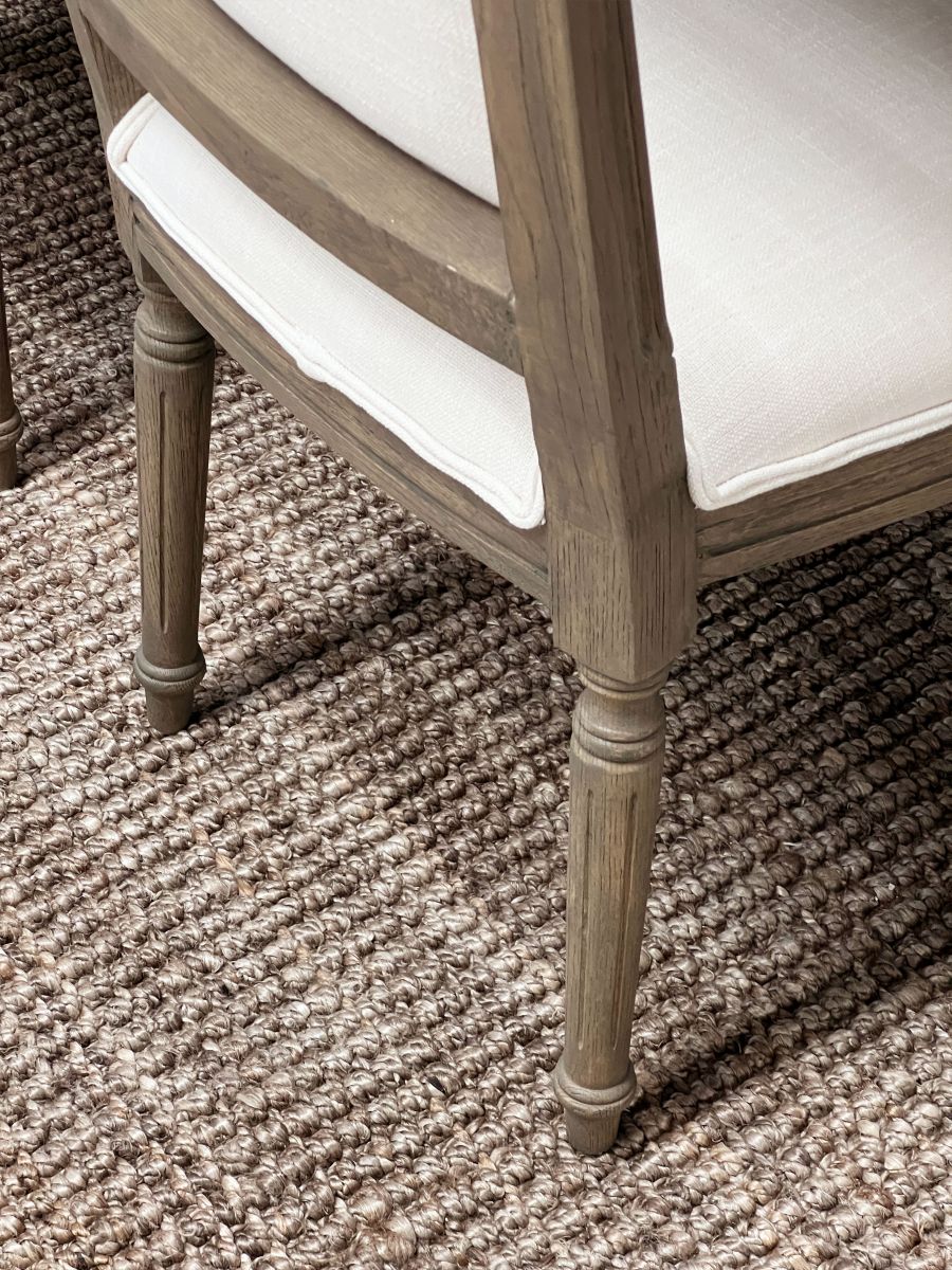 French style upholstered dining chair 