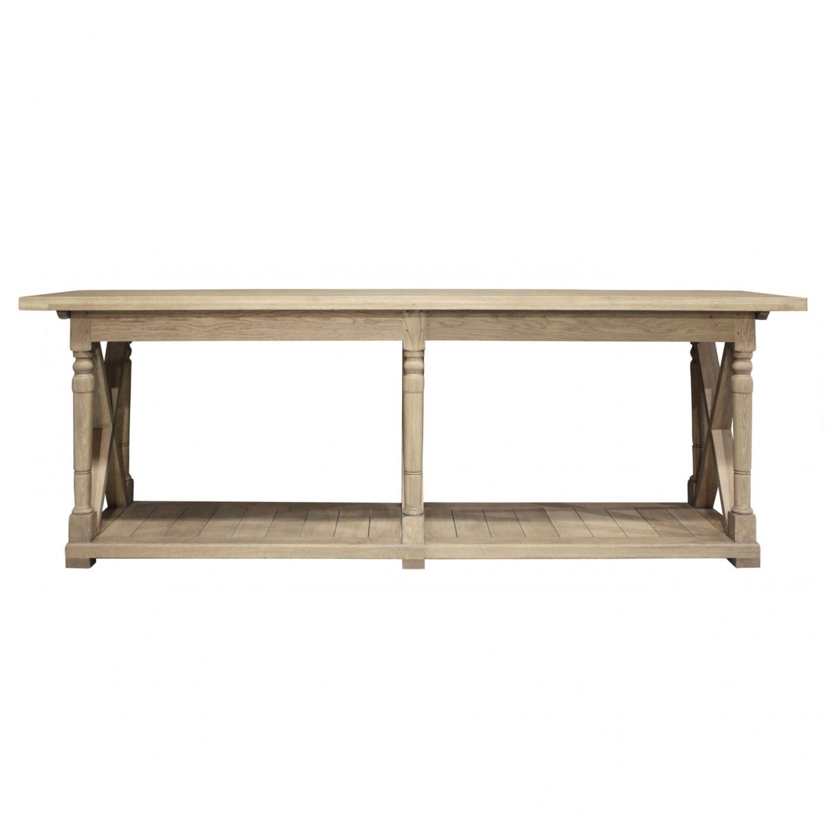 Block and chisel solid oak server 