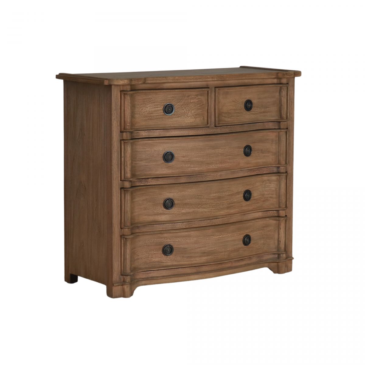 French 5 drawer chest of drawers 