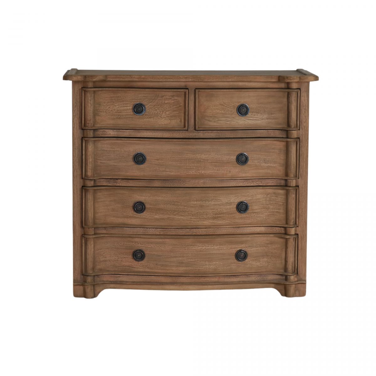 French 5 drawer chest of drawers 