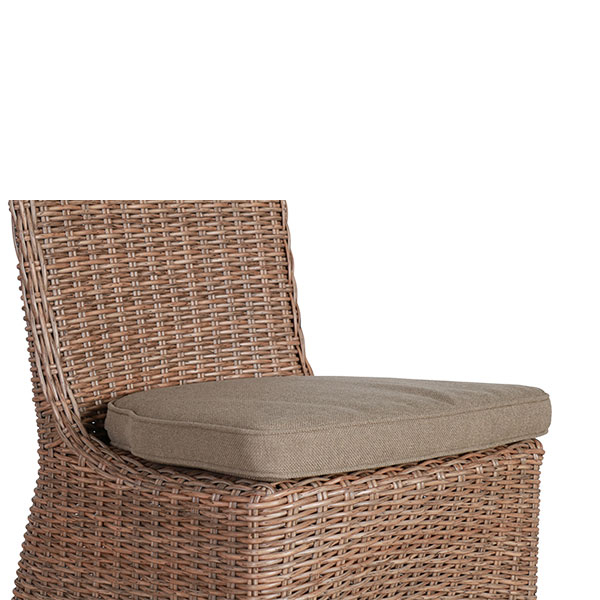 Block & Chisel rattan outdoor dining chair