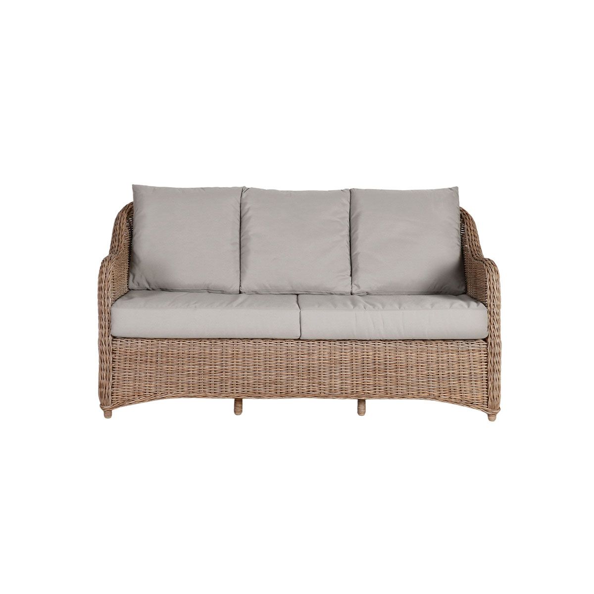 Block & Chisel rattan outdoor 2.5 seater sofa