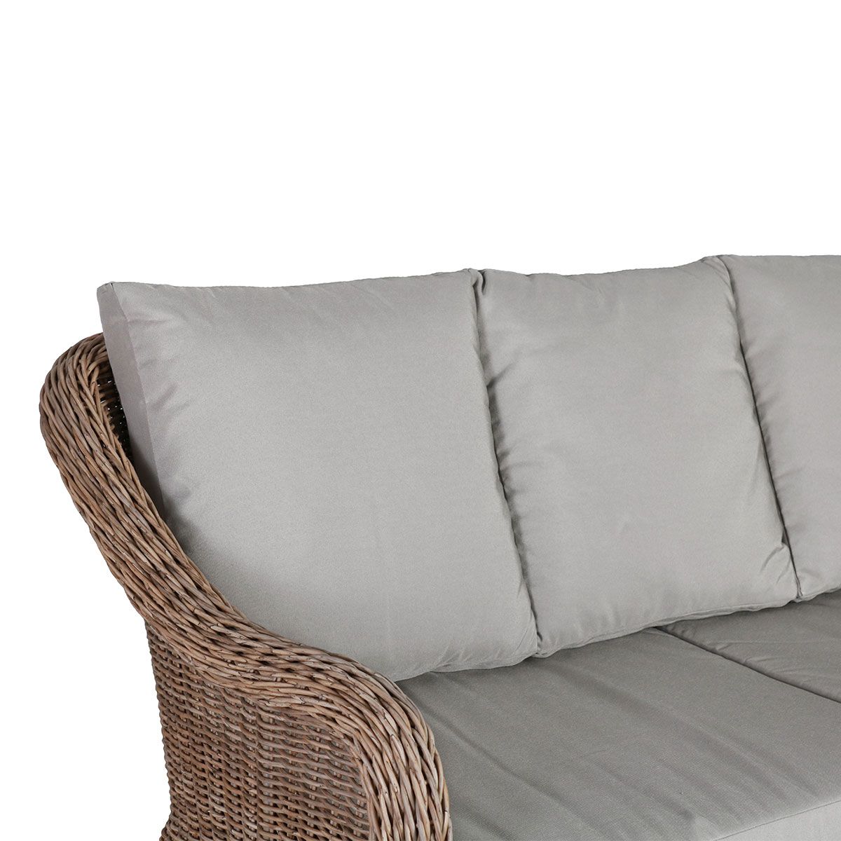 Block & Chisel rattan outdoor 2.5 seater sofa