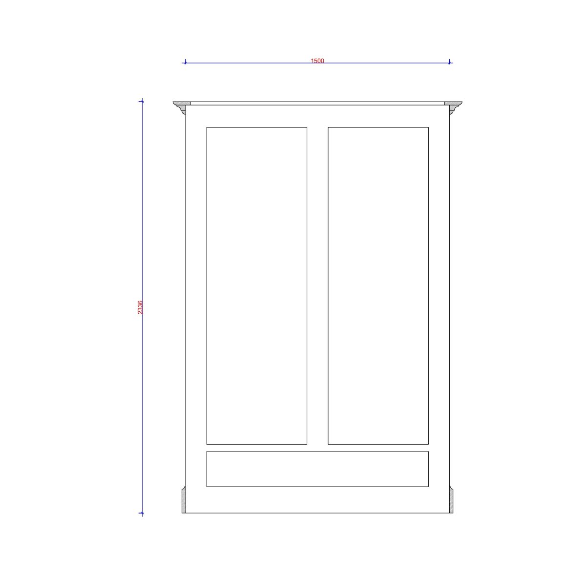 Block & Chisel solid weathered oak glass fronted bookcase