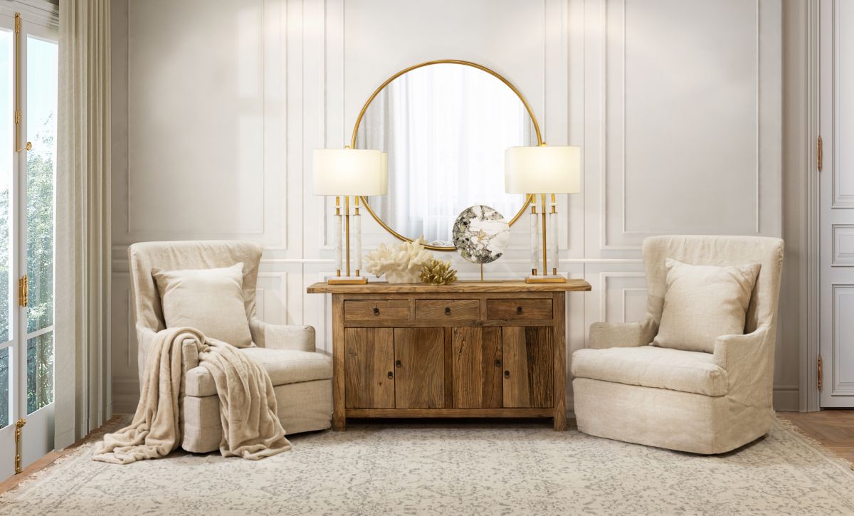 slipcover wingback chair 