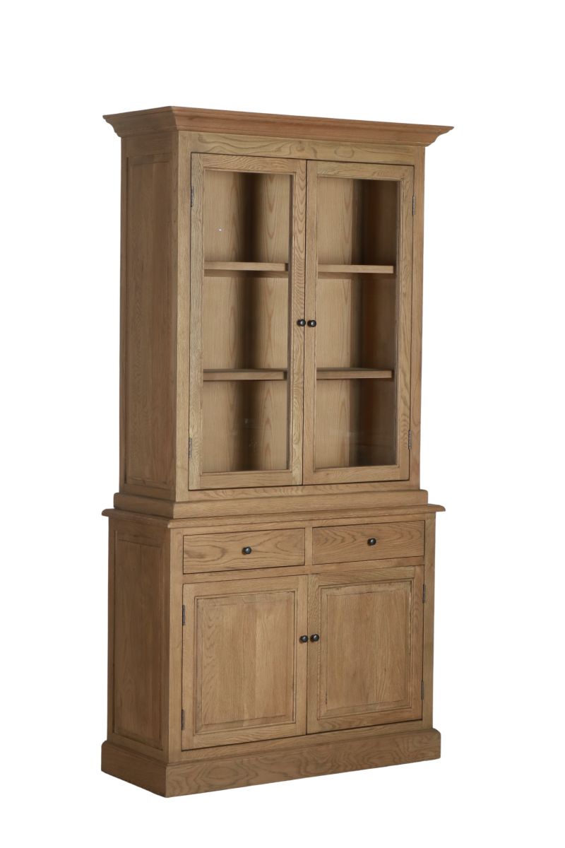 Oak cabinet with storage 