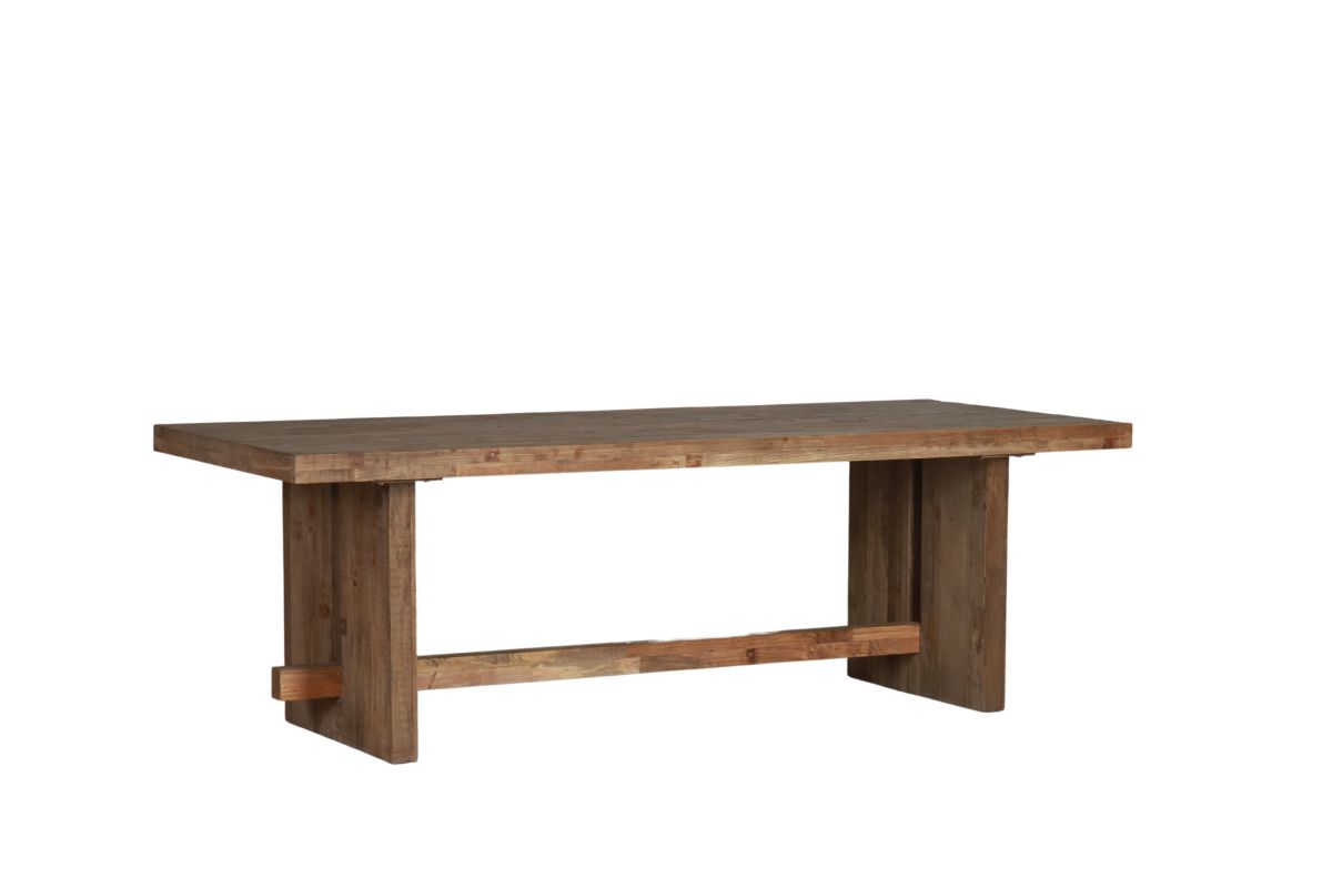 Elm wood dining table 