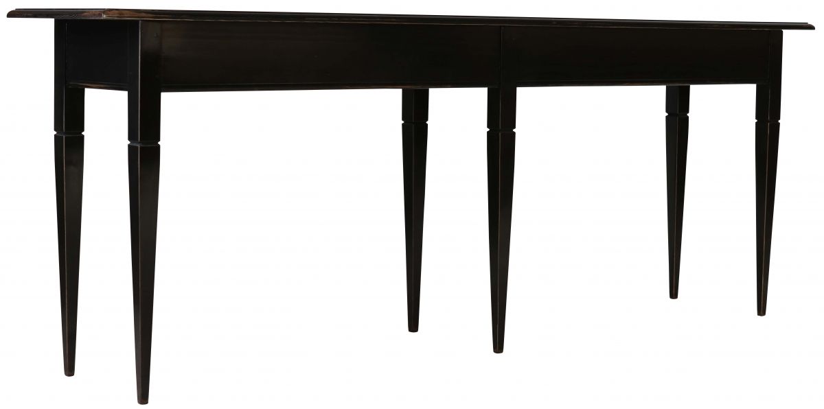 Block & Chisel matt black sofa table