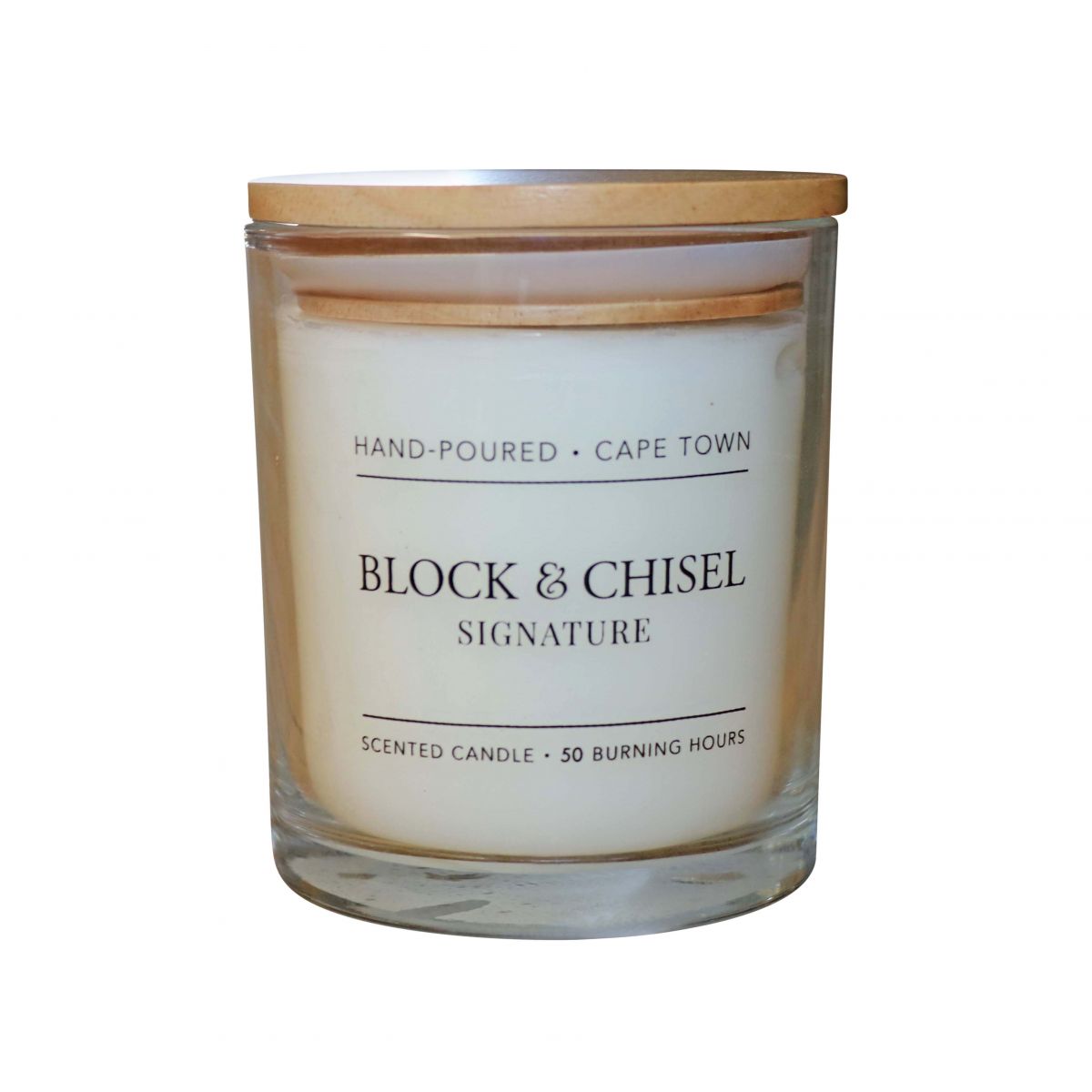 Block & Chisel signature scent candle