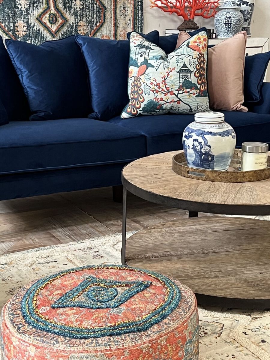 Monroe sofa in navy