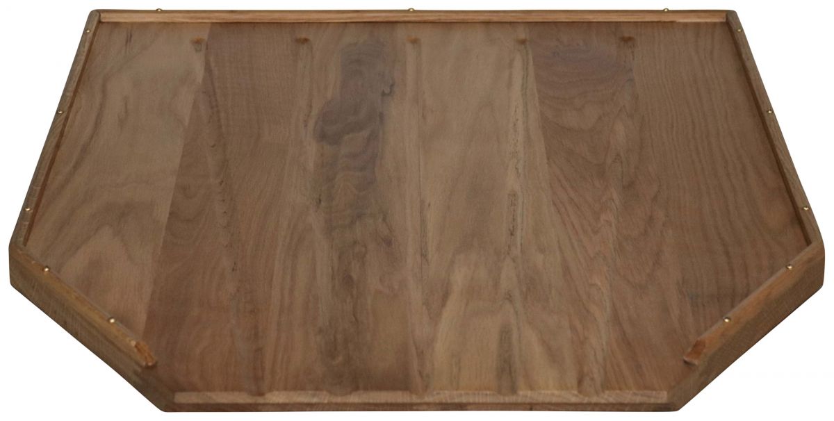 Block & Chisel solid weathered oak draining board