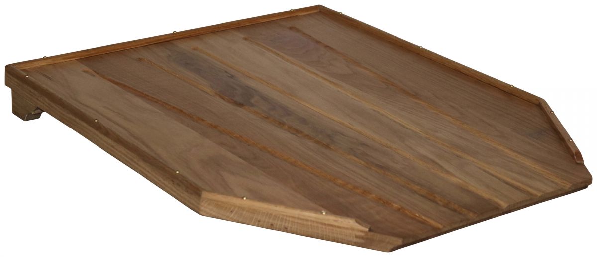 Block & Chisel solid weathered oak draining board