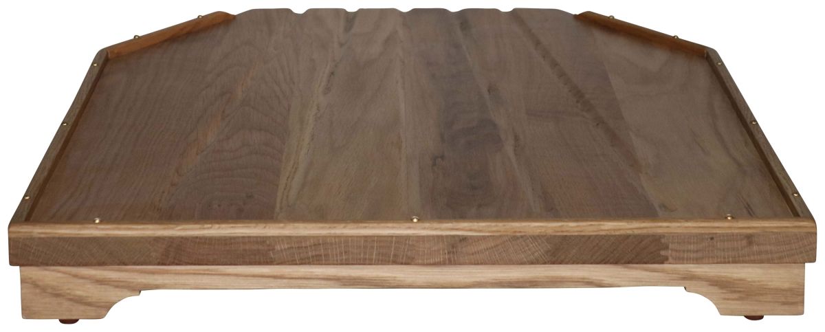 Block & Chisel solid weathered oak draining board