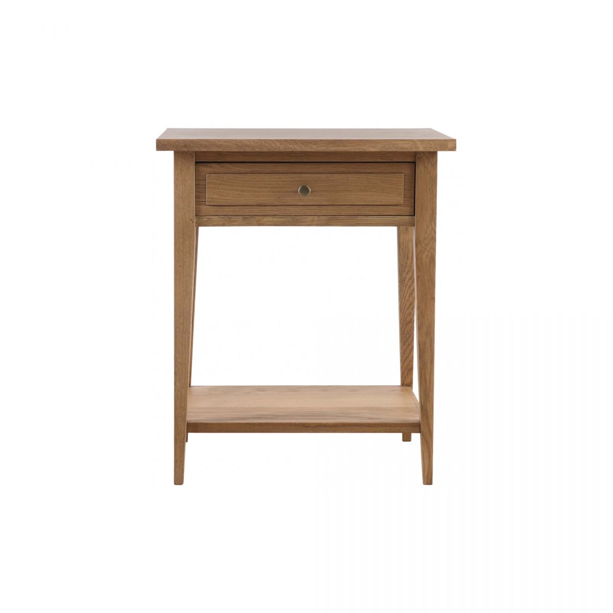 Block & Chisel solid weathered oak pedestal