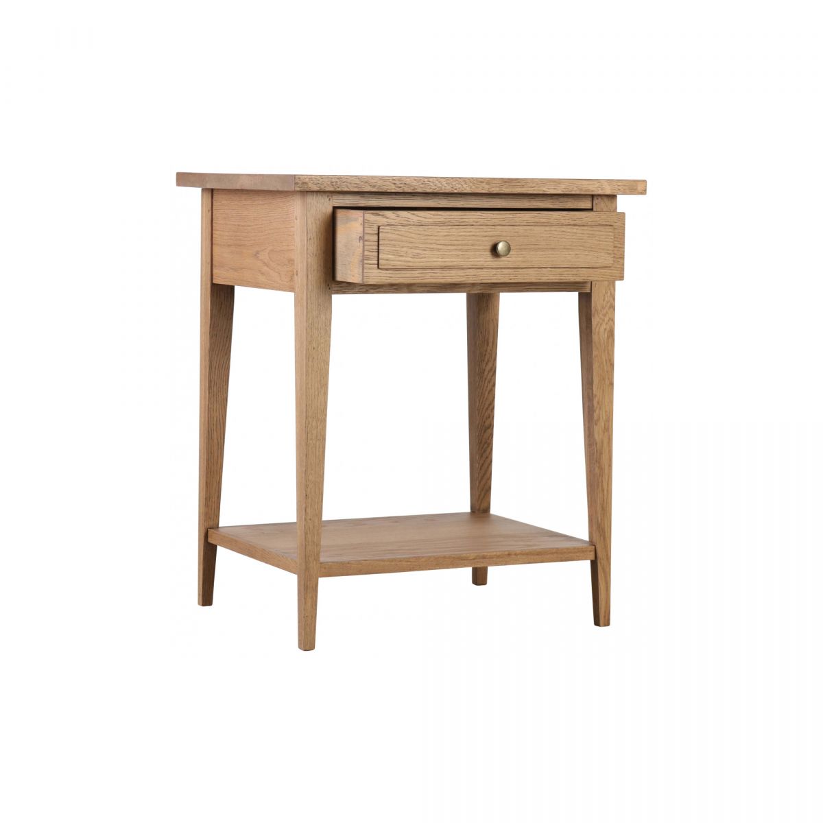Block & Chisel solid weathered oak pedestal