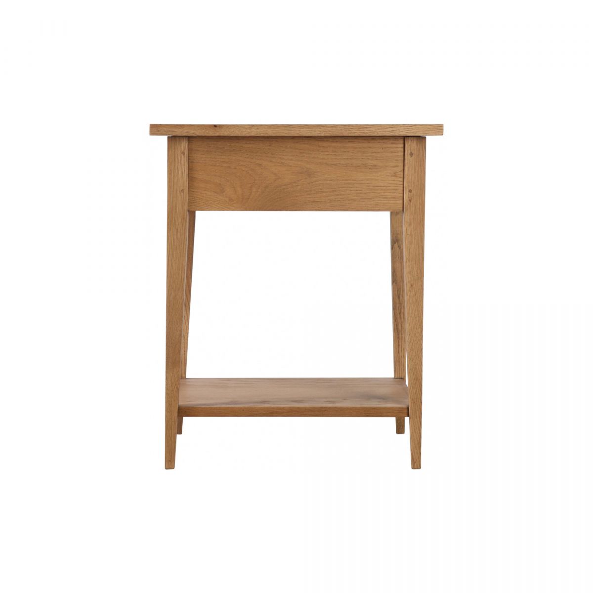 Block & Chisel solid weathered oak pedestal