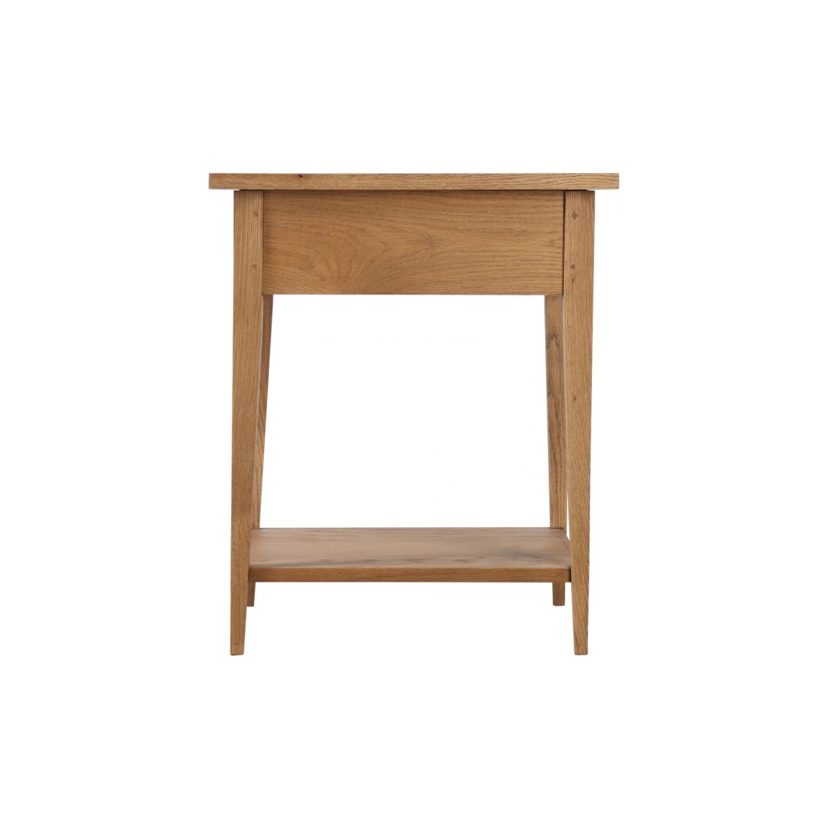 Block & Chisel solid weathered oak pedestal