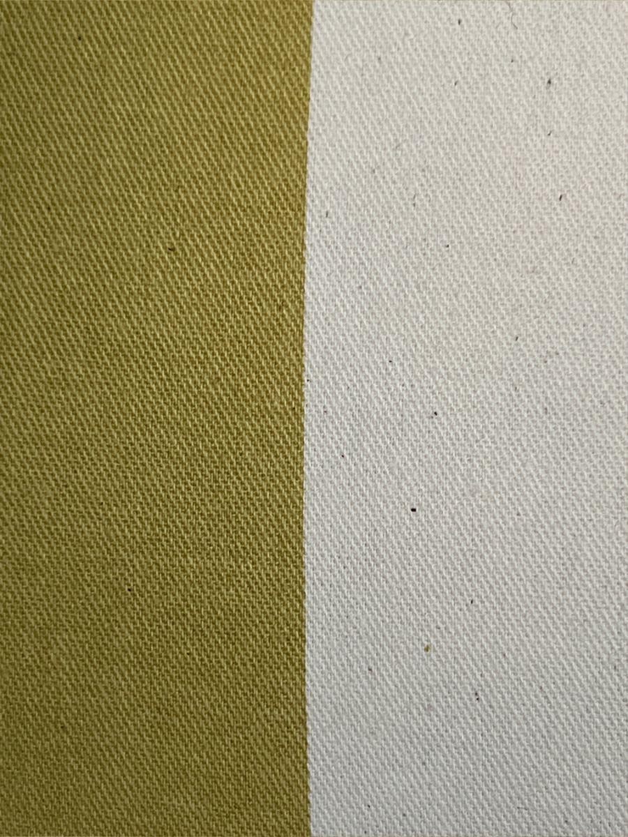 Wide Stripe Cushion | Mustard