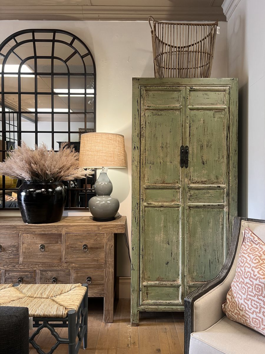 wardrobe with hanging and shelving