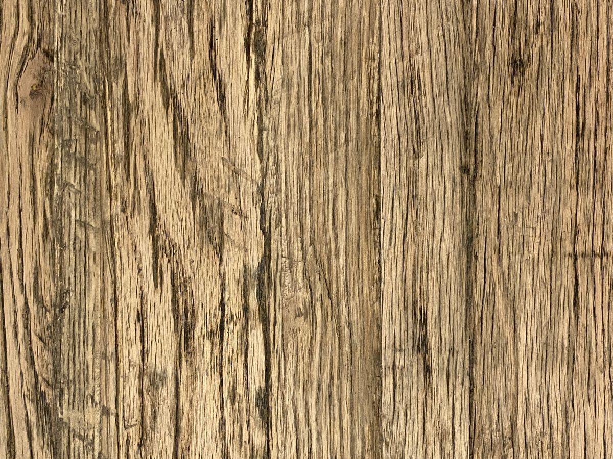 industrial style wood and metal desk