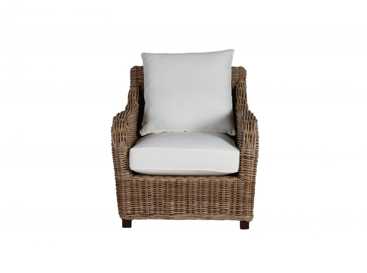 Block & Chisel cane patio chair