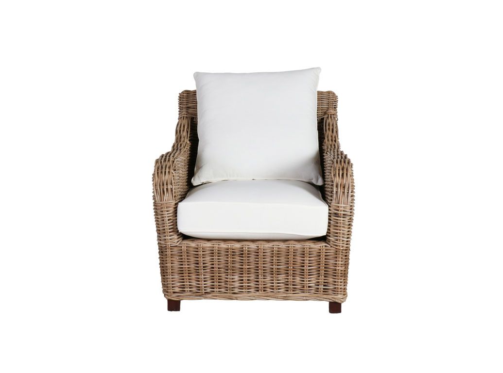 Block & Chisel cane patio chair