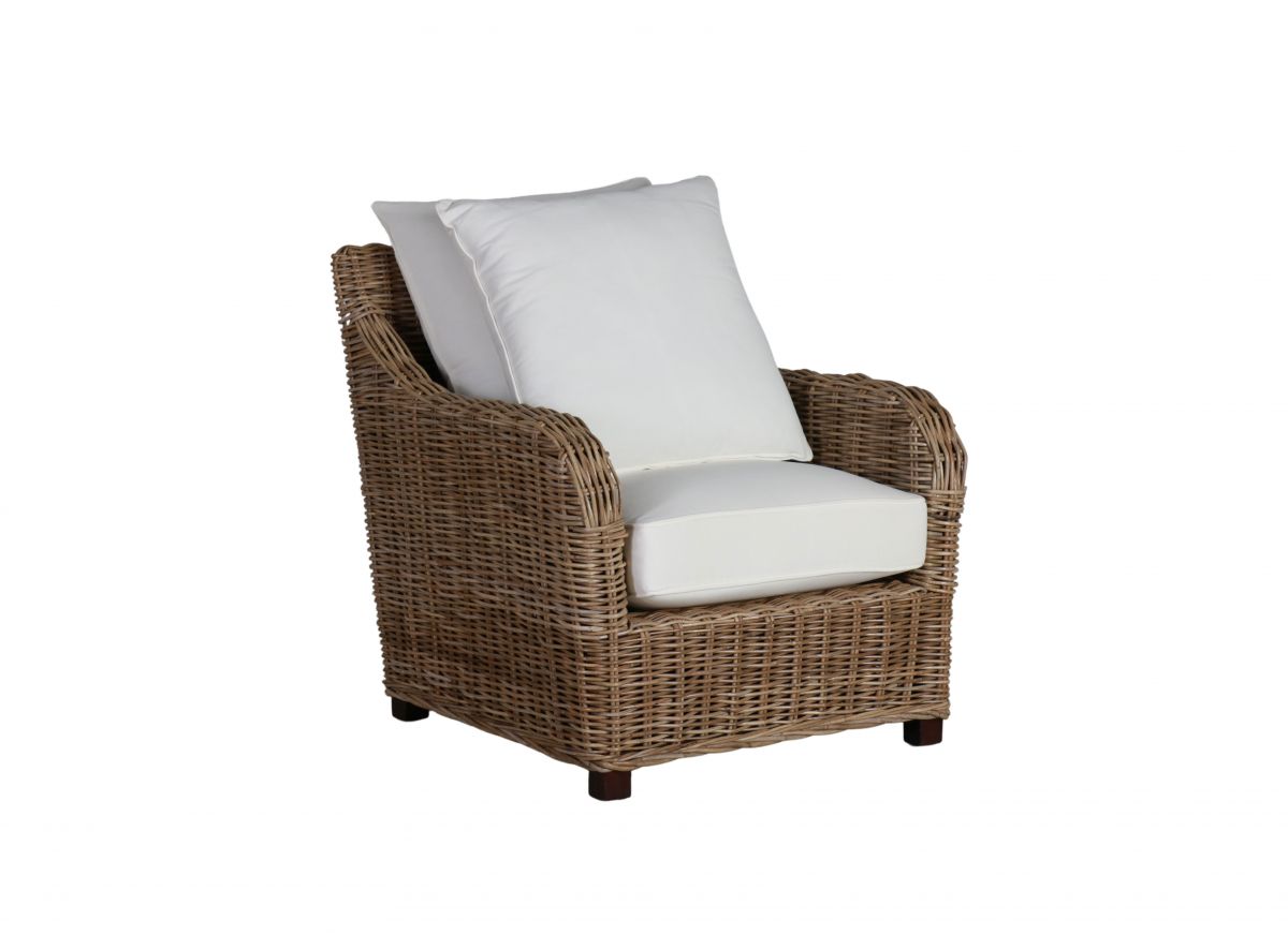 Block & Chisel cane patio chair