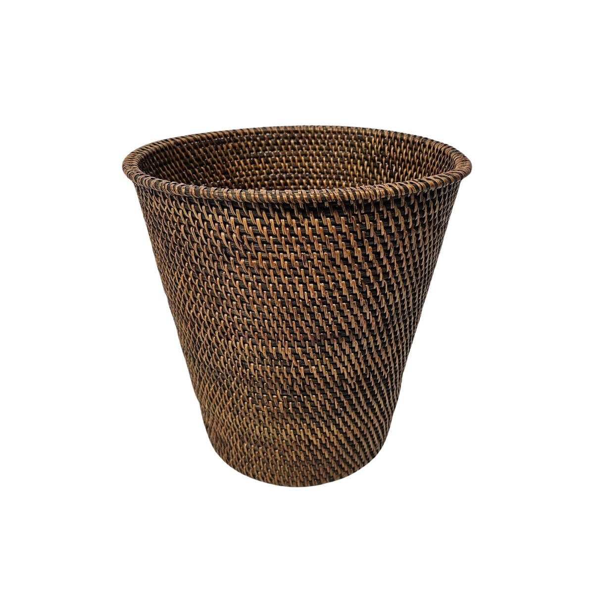 Rattan wastepaper basket