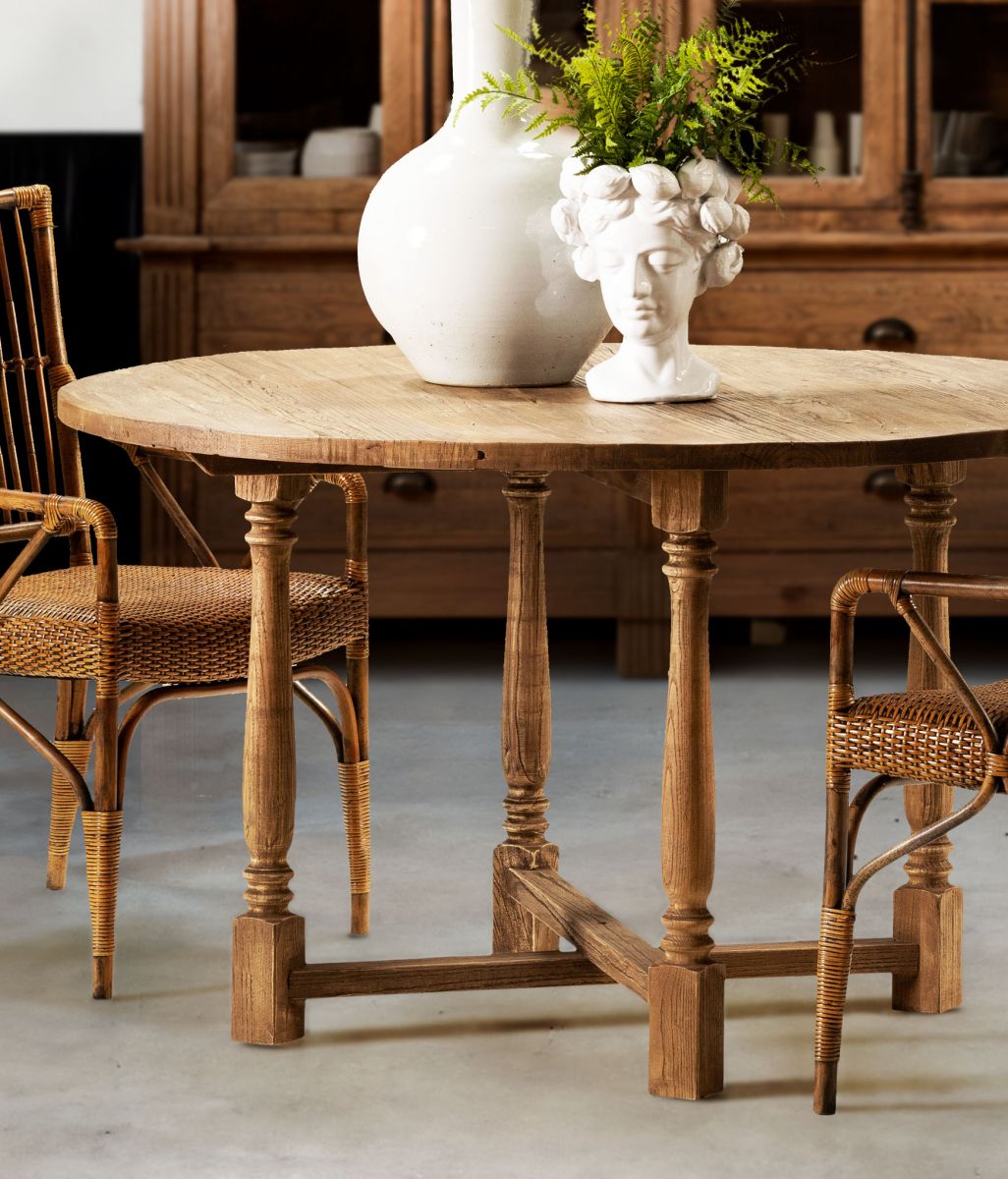 Old Elm dining table