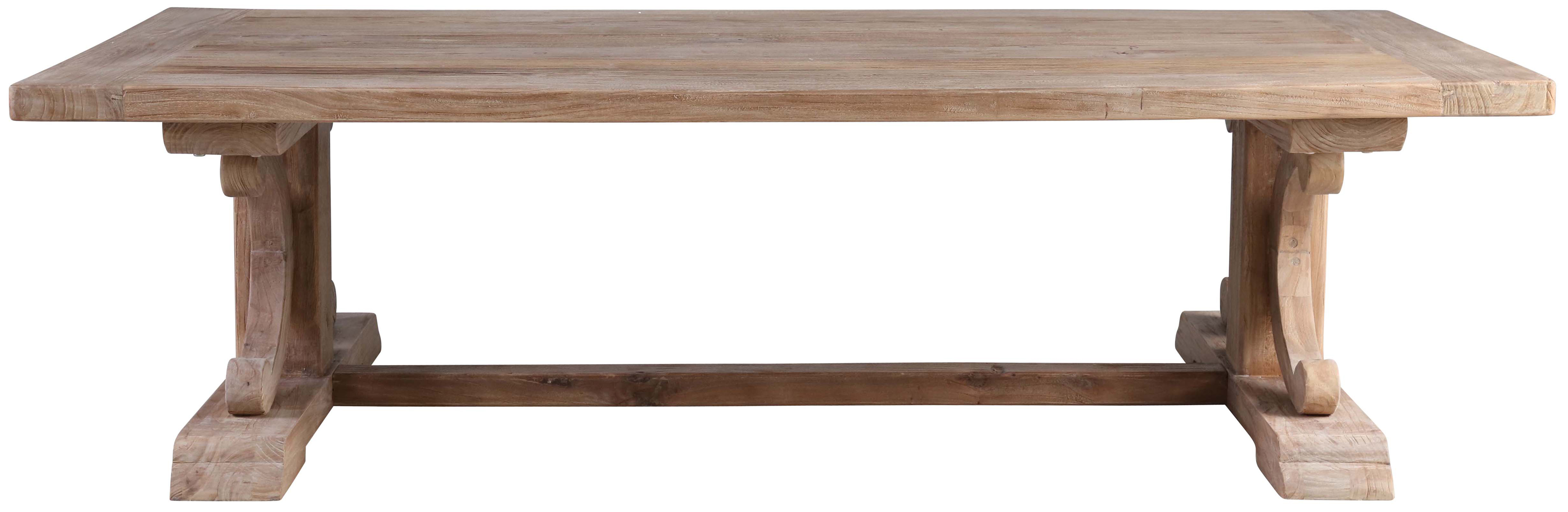 Block & Chisel rectangular wooden coffee table