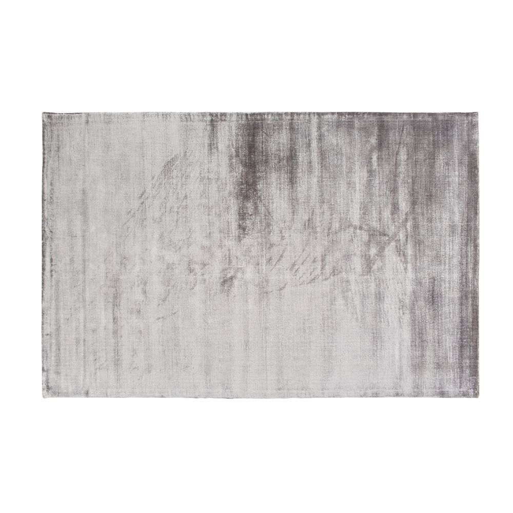 Block & Chisel silver viscose rug