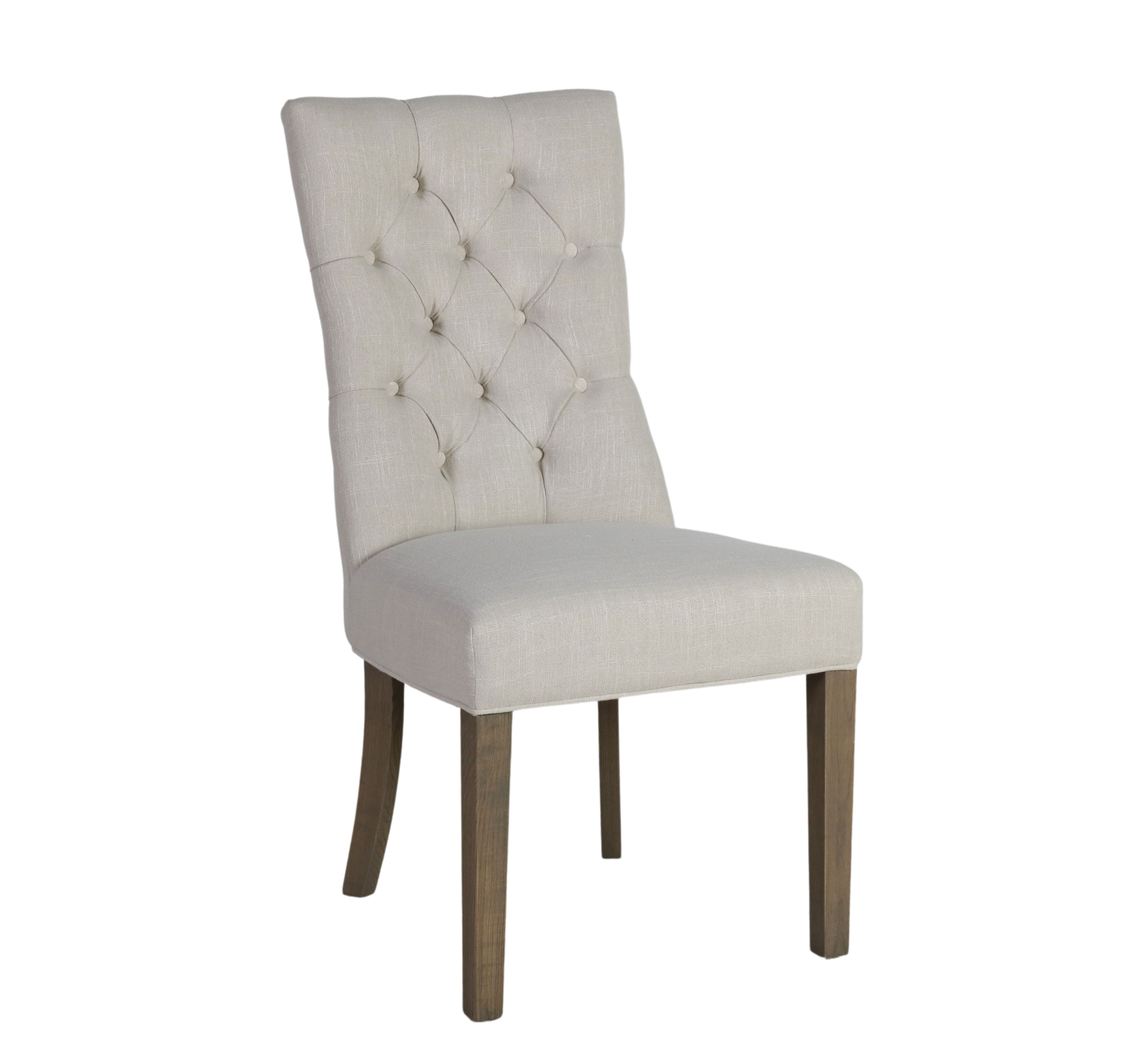 upholstered dining chair with buttoned back detail Château Collection
