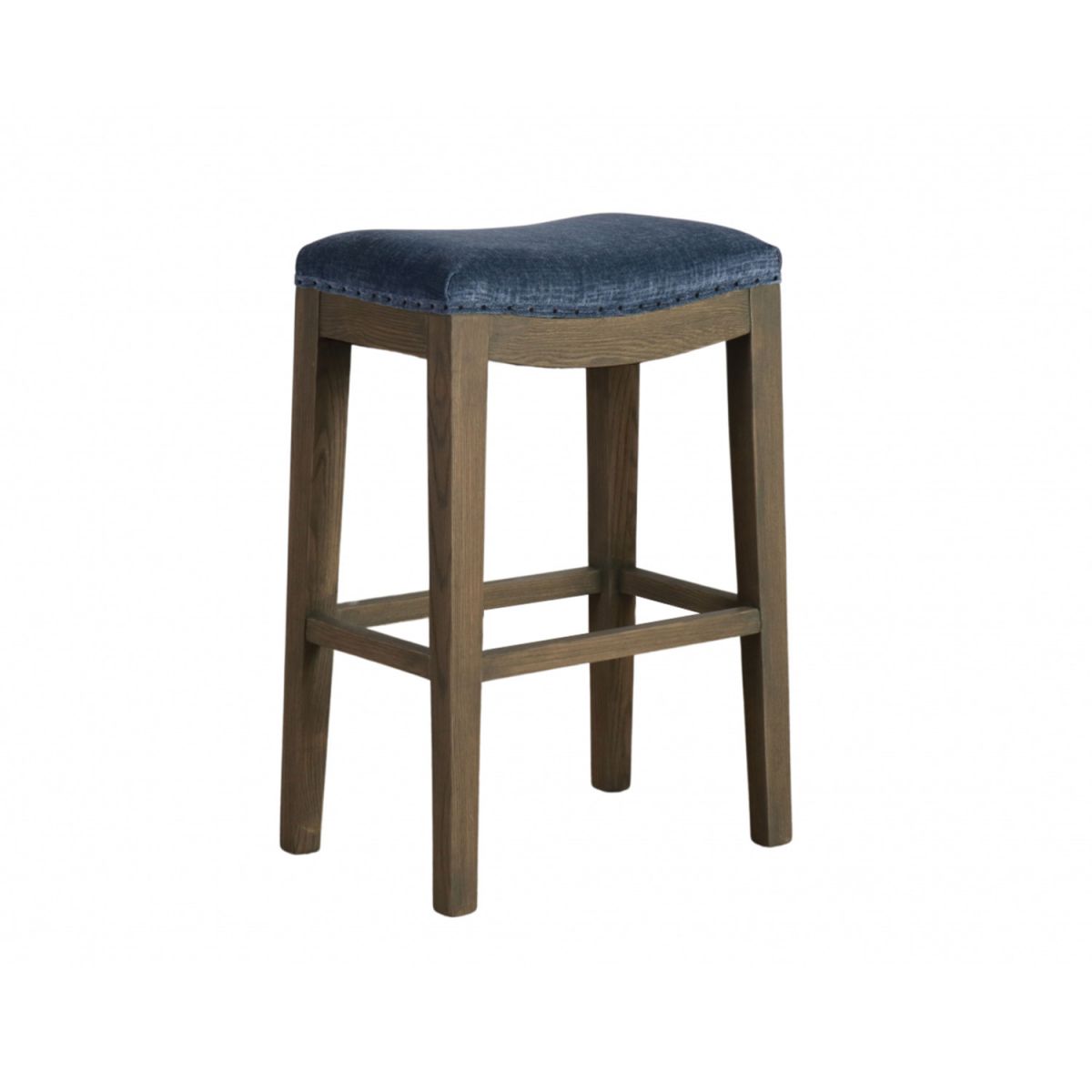 modern counter stool upholstered seat with oak legs