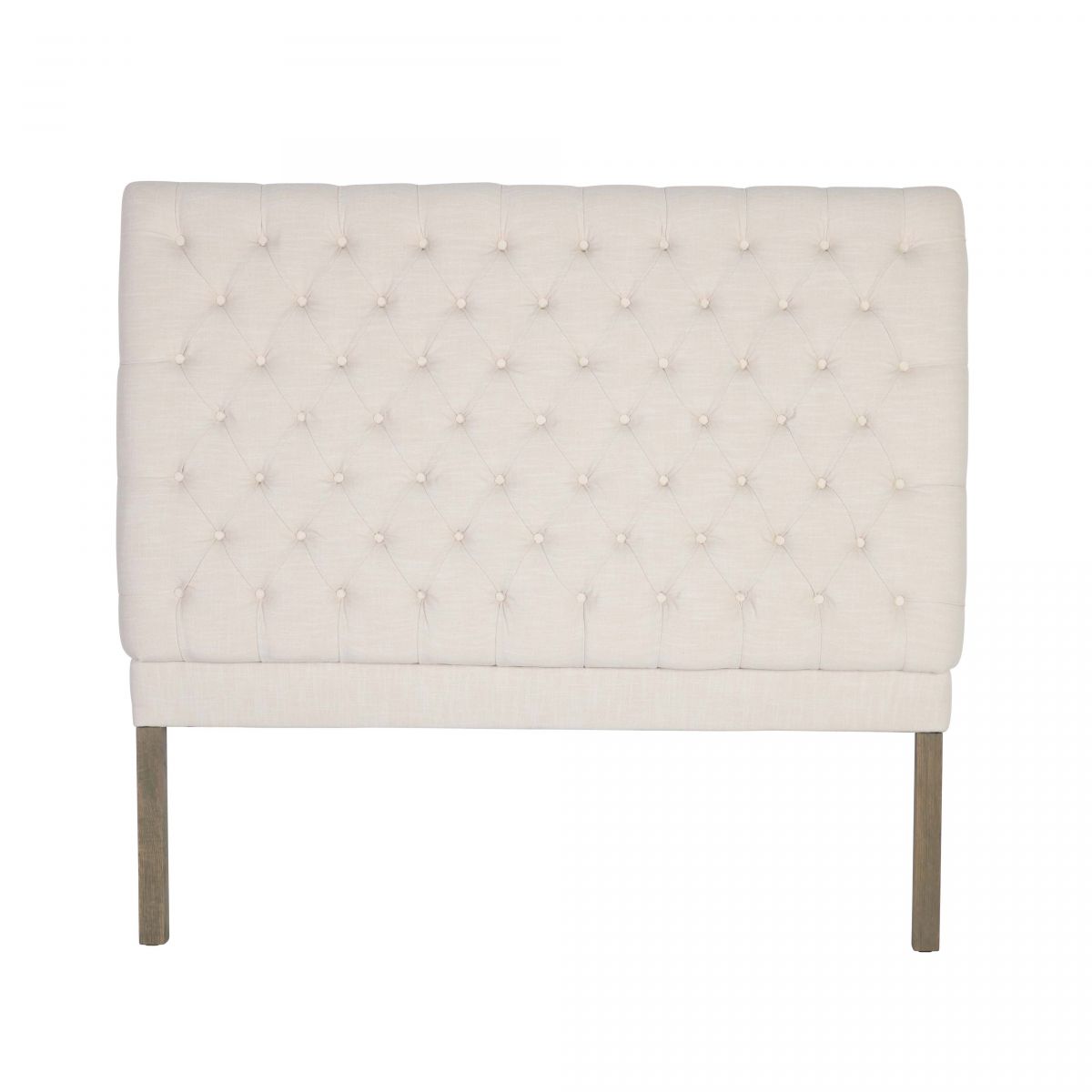 Deep buttoned headboard
