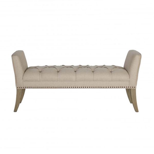 deep buttoned bedend with sides