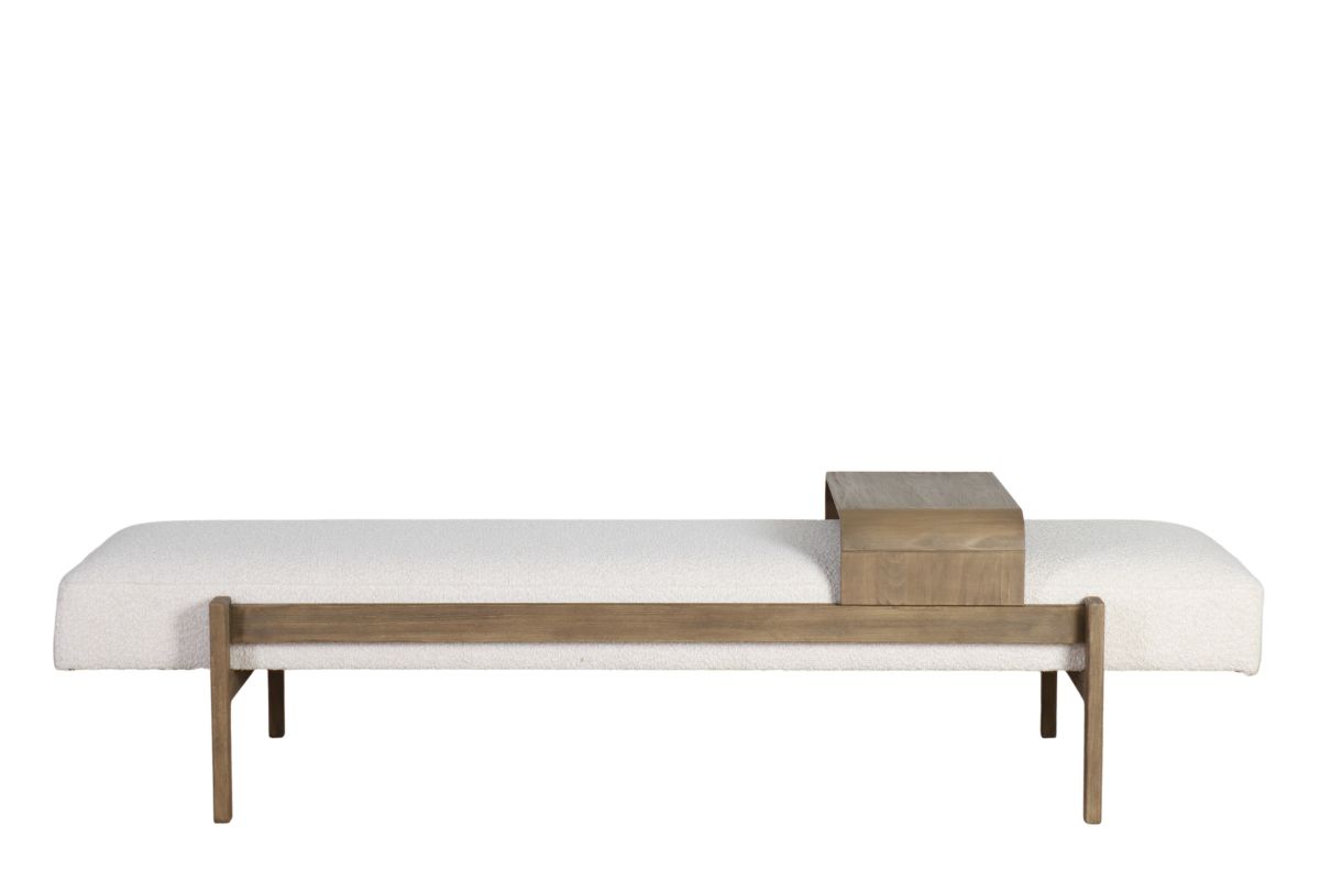 cream daybed with tray table 