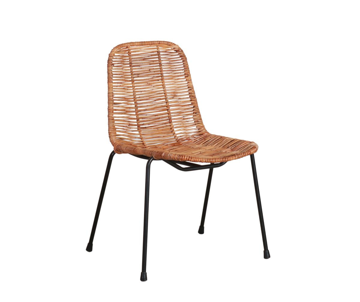 rattan and metal dining chair Westcoast collection 