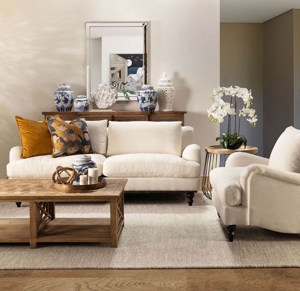 Mission 3 seater sofa