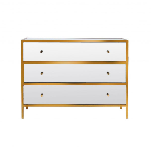 Mirrored chest of drawers from Block & Chisel