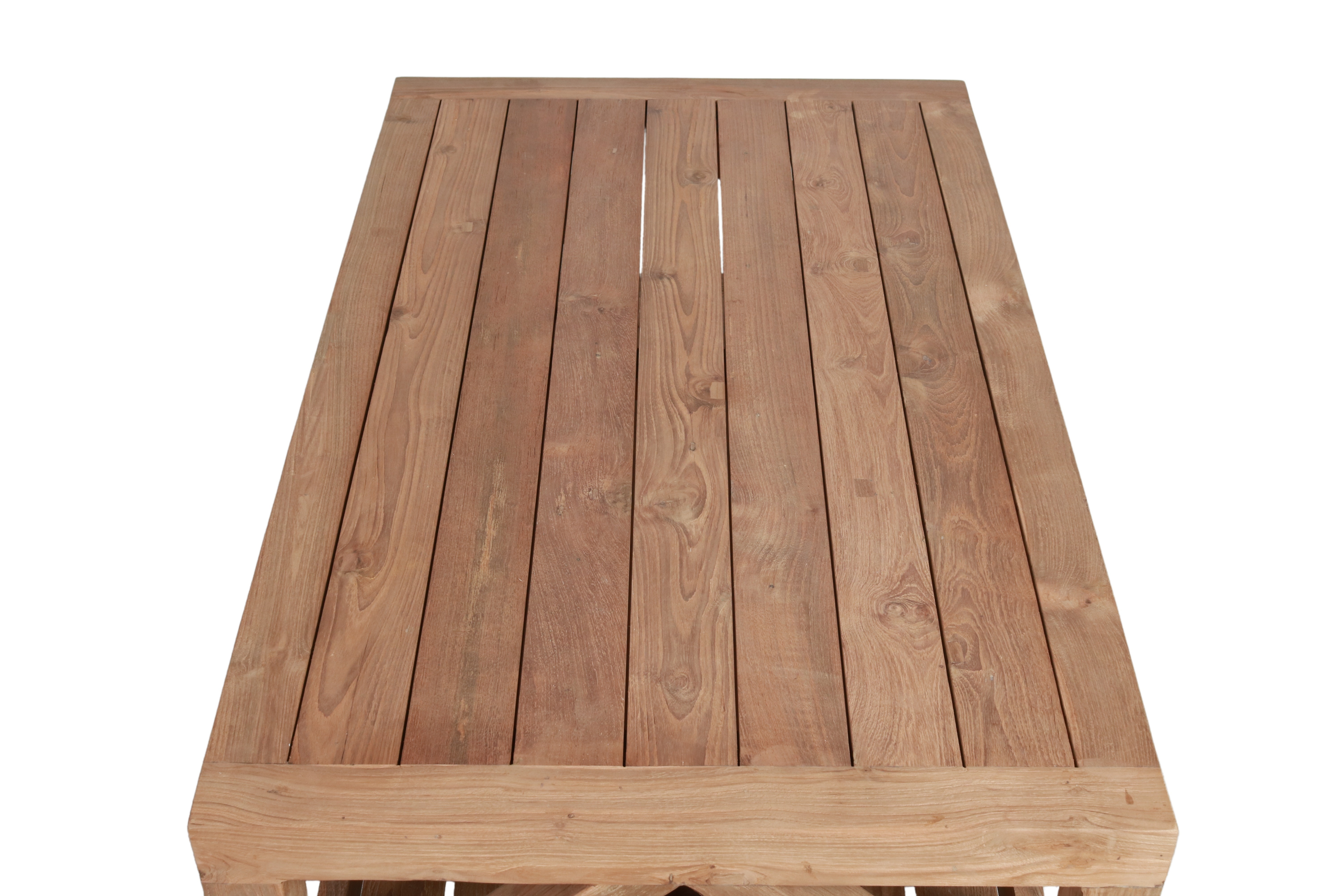 Block & Chisel rectangular recycled teak coffee table