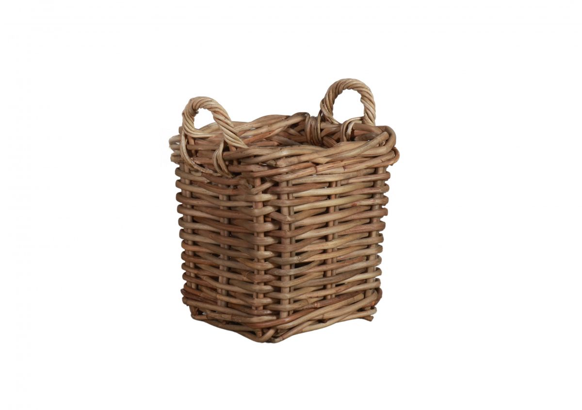 Kubu weave basket with handles 