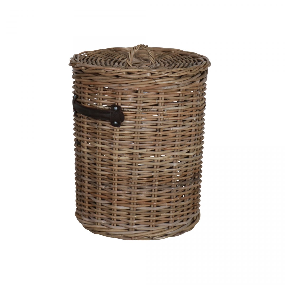 Kubu rattan laundry basket with lid 
