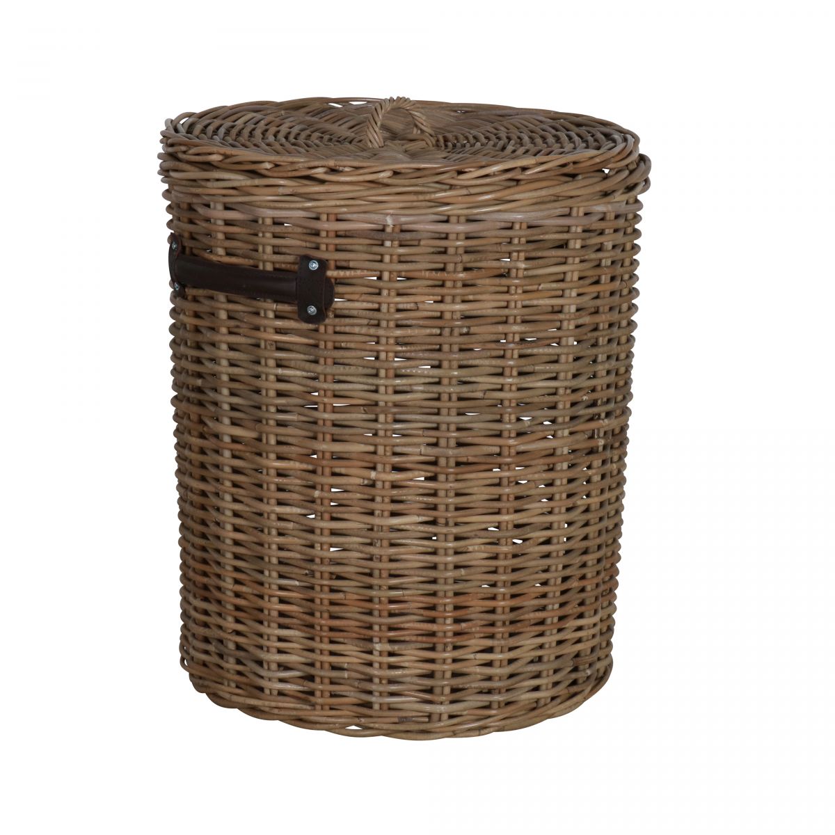 Kubu rattan laundry basket with lid 