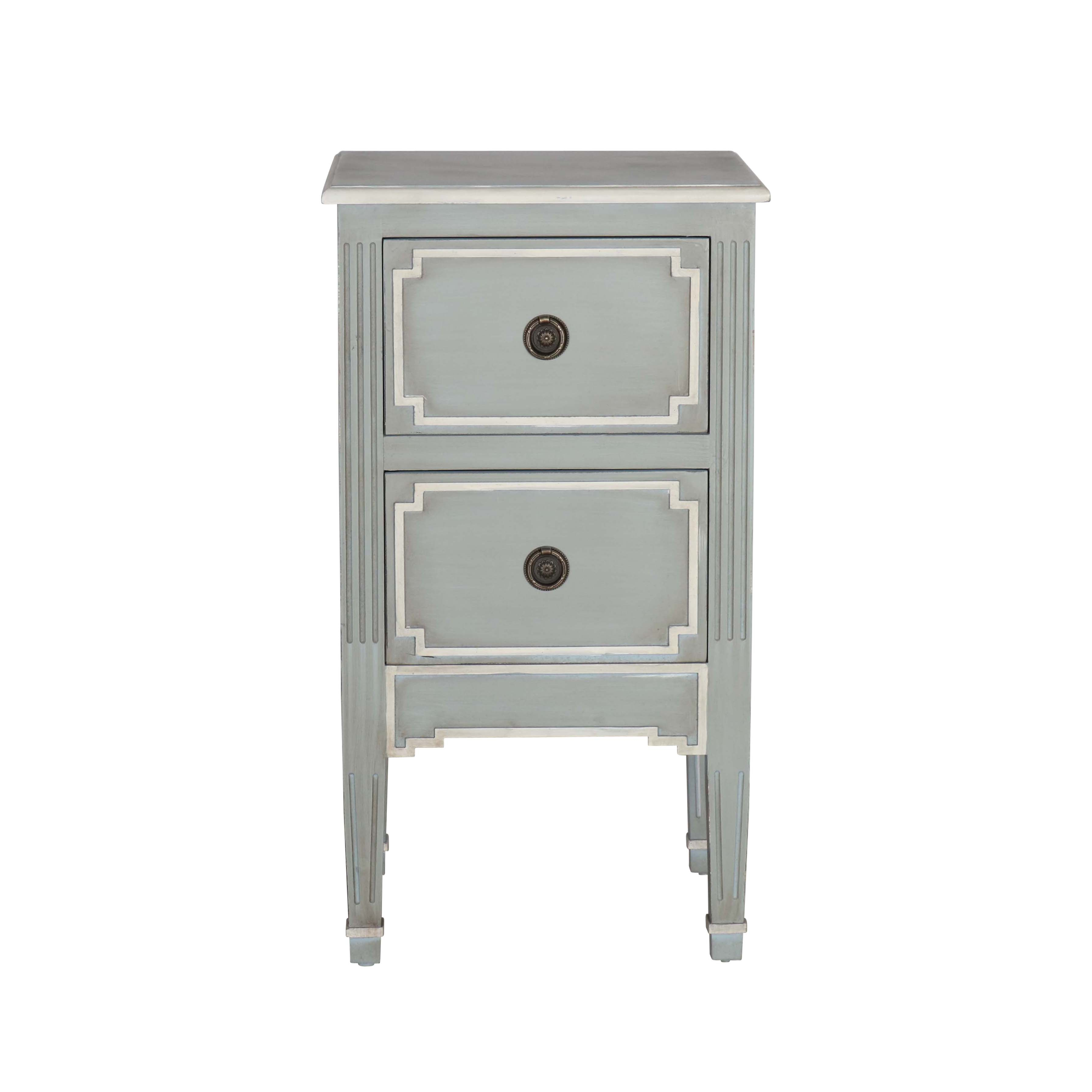2 drawer painted bedside Château Collection 